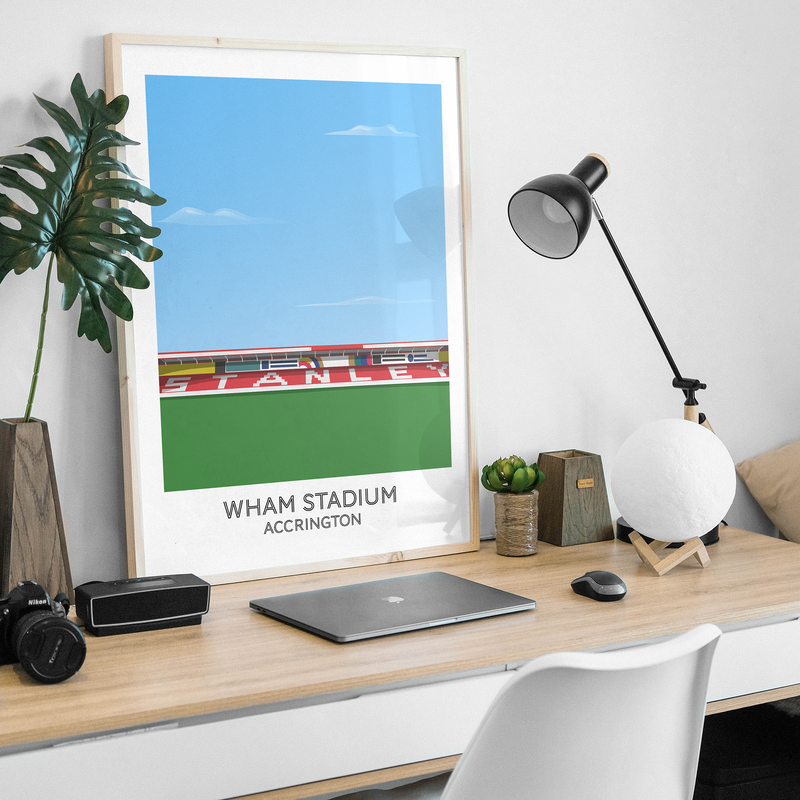 accrington stanley wham stadium poster